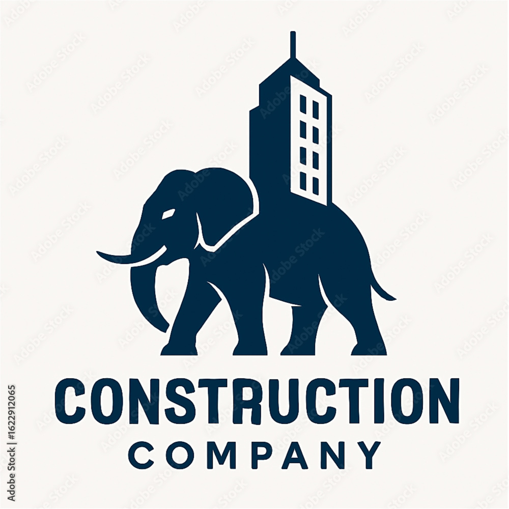 Obraz premium elephant logo design