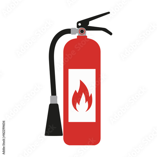 fire extinguisher safety icon vector illustration