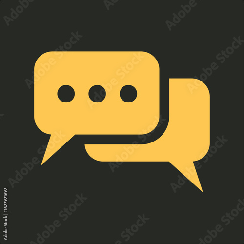 Chatting trendy applicable important vector Illustration design magnificent colorful background
