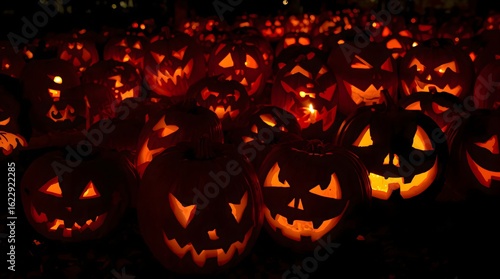 Halloween Pumpkins Display