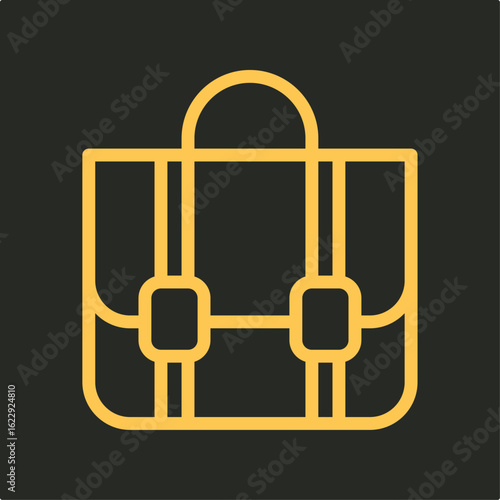 School Bag trendy applicable important vector Illustration design ravishing colorful background