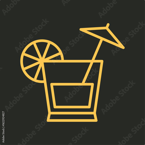Beach drink trendy applicable important vector Illustration design ravishing colorful background