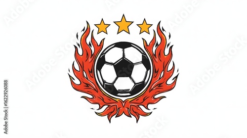 Fire Soccer Emblem