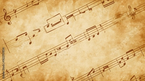 Music Notation Paper Texture