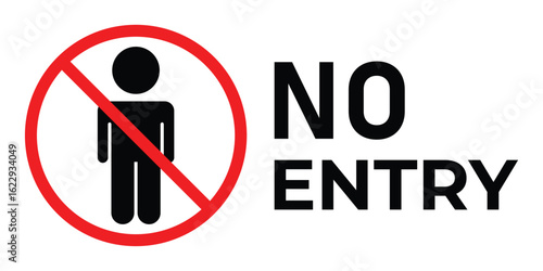 Free Download No Entry and Do Not Touch Icons – Prohibition and Restricted Area Warning Symbols Vector Set. - GFXLoad