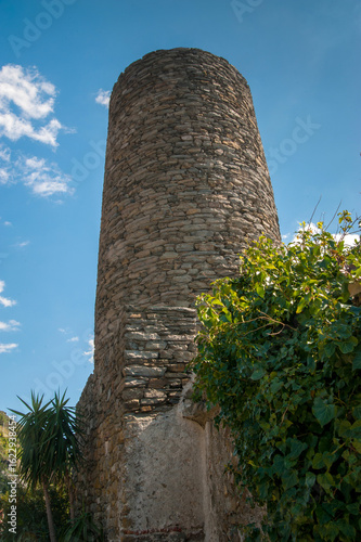 The Doria Tower, Vernazza in the province of La Spezia, Liguria, Italy
