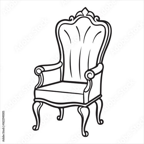 Modern Royal Chair: Bold, Innovative, Luxurious Statement