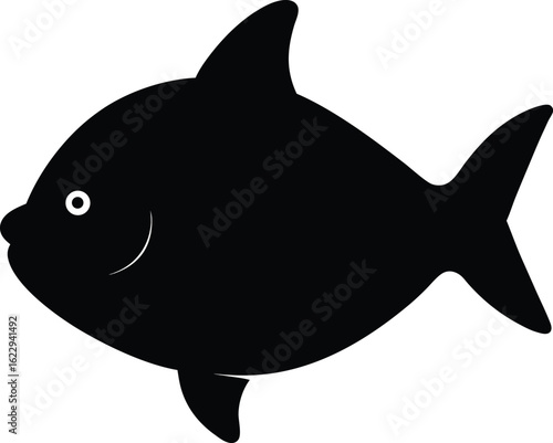 Illustration sous-marine isolée d'un grand requin bleu, prédateur de la faune marine, nageant dans l'océan
