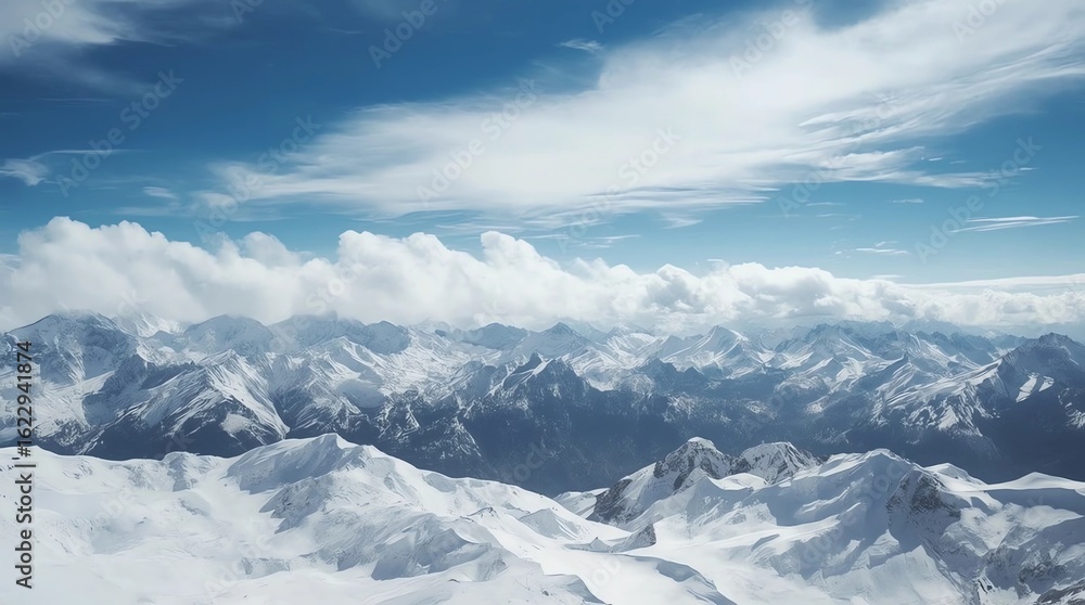 Naklejka premium Beautiful mountains 