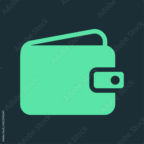 Wallet trendy applicable important vector Illustration design flawless colorful background