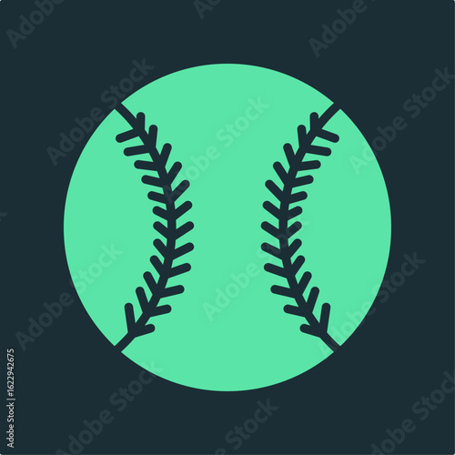 Baseball trendy applicable important vector Illustration design flawless colorful background