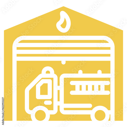 Fire Station Vector Icons