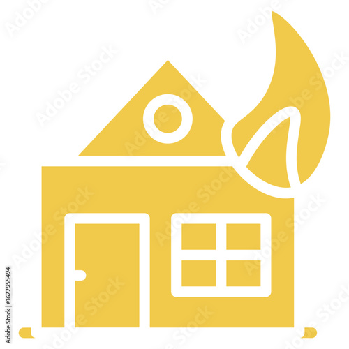 House Fire Vector Icons