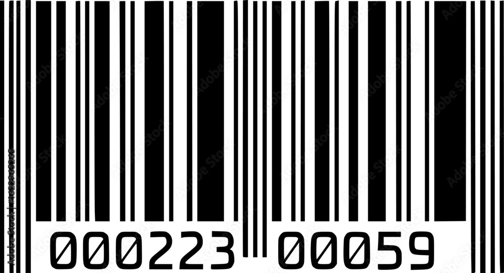 Detailed Illustration of a Classic Bar Code Silhouette
Detailed Illustration of a Classic Bar Code Silhouette