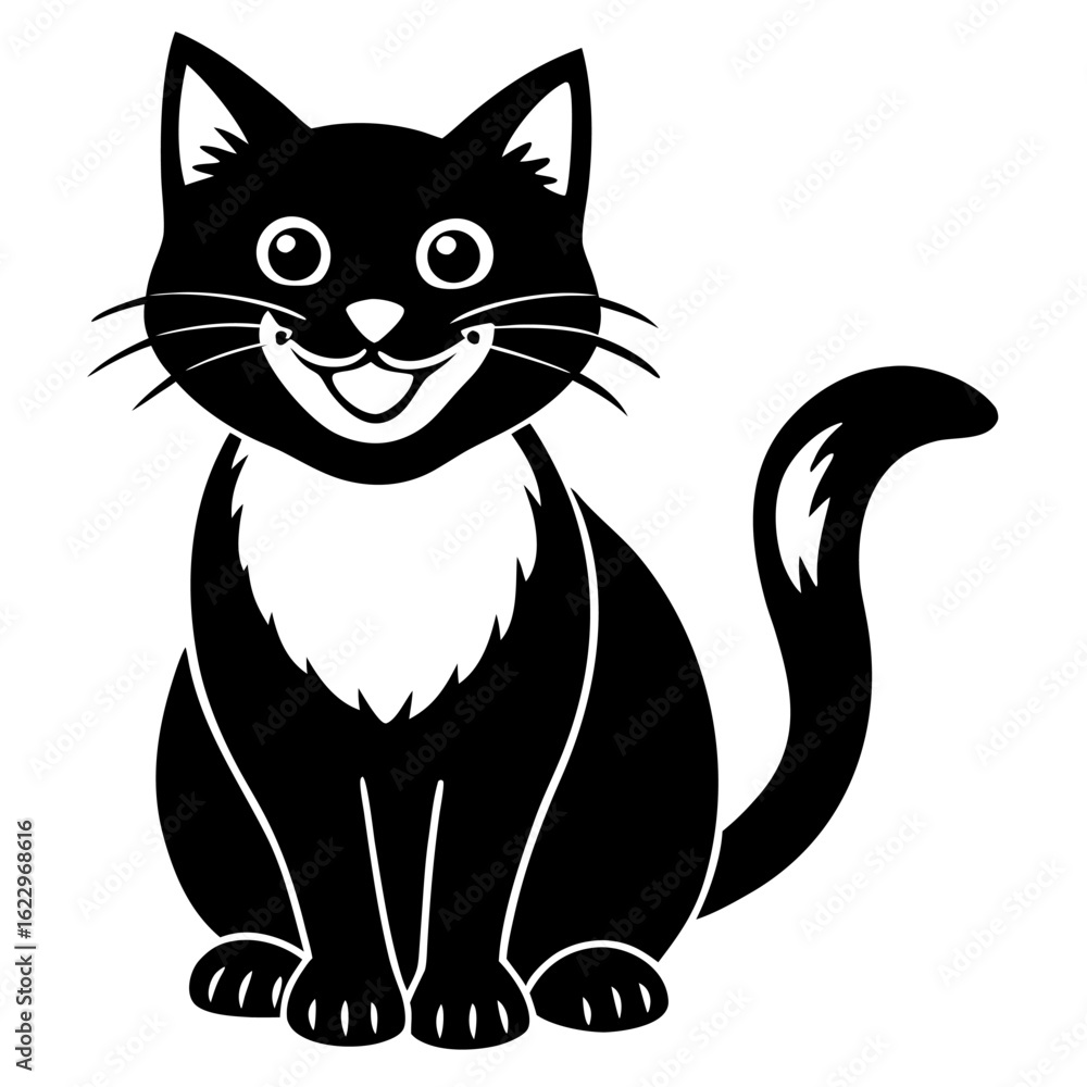 Obraz premium smiling cat