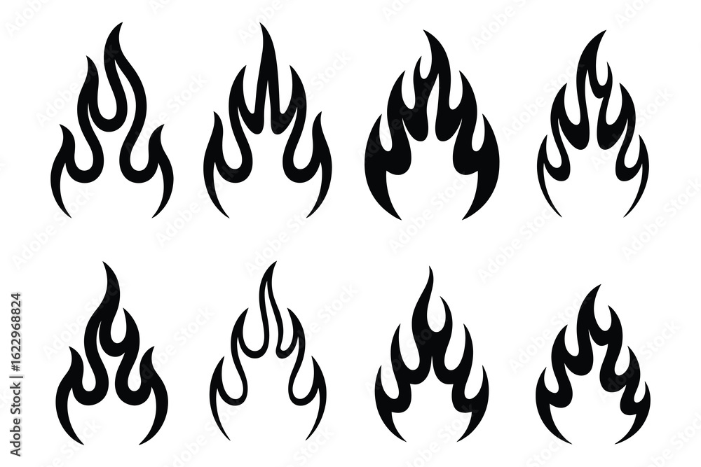 Black tribal flame designs tribal flames fire Black tribal flame designs tribal flames fire