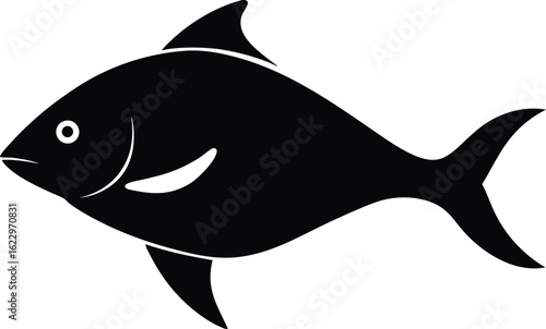 Poisson, mer, animal, vecteur, illustration, pêche, eau, océan, dessin animé, requin, art, icône, dauphin, marin, sous-marin, nature, silhouette, aquatique, ailette, faune, fruits de mer, conception, 