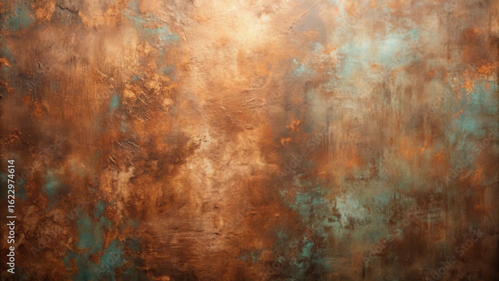 Obraz premium Rustic Textured Background with Earthy Tones and Metallic Accents Ideal for Design Projects and Digital Art Applications