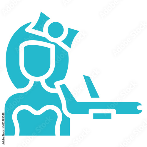 Flight Attendant Vector Icons