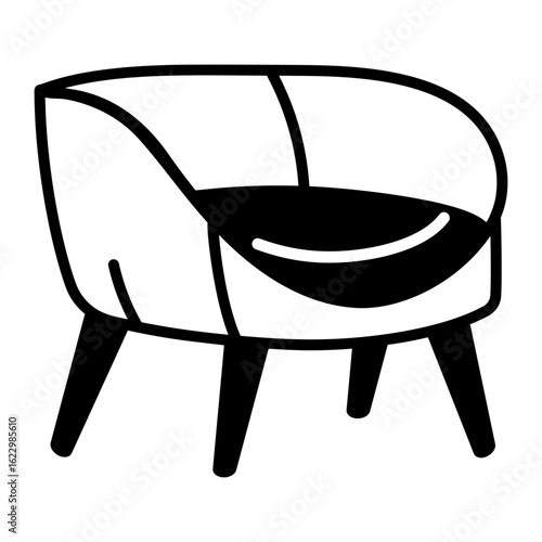 A sketchy style icon showing toilet
