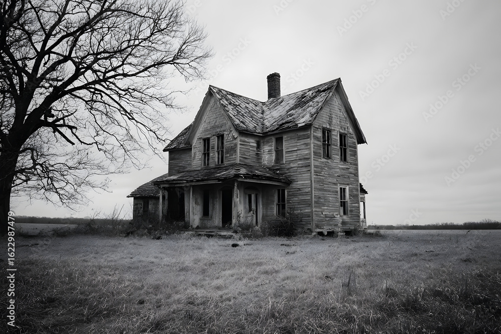 Obraz premium Creepy Old House