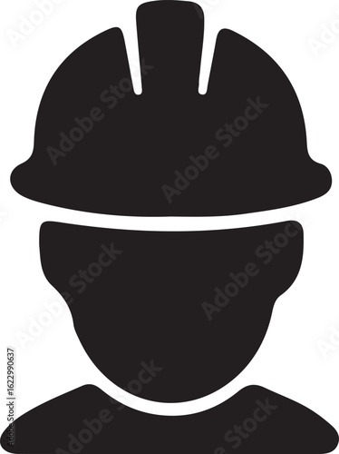Construction Worker Hard Hat Icon