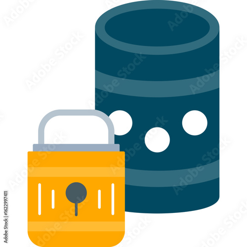 lock sever laptop user web icon data router