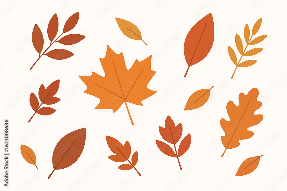 Fototapeta premium autumn leaves background