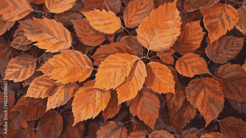 Parched Palette Dry leaf background isolated watercolor vector illustration svg