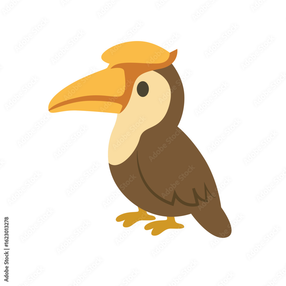 Obraz premium Charming toucan with distinctive casque and beak, perfect for nature themes