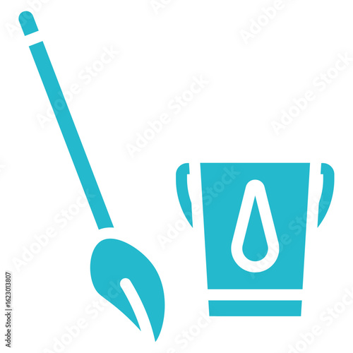 Mop Vector Icons