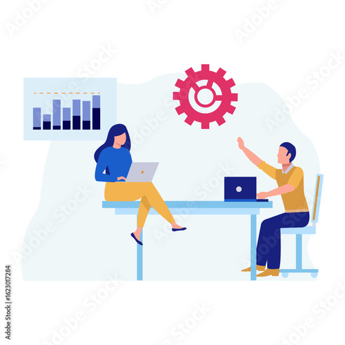 People graphing control panel
