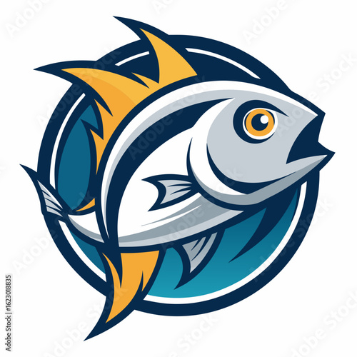 Bait Lure Fish Hook Fishing Angler logo design inspiration