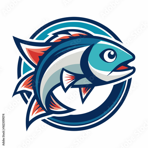 Bait Lure Fish Hook Fishing Angler logo design inspiration