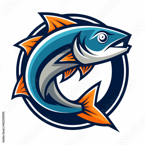 Bait Lure Fish Hook Fishing Angler logo design inspiration