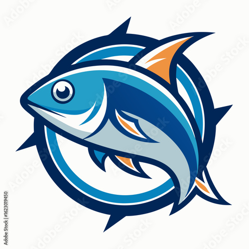 Bait Lure Fish Hook Fishing Angler logo design inspiration