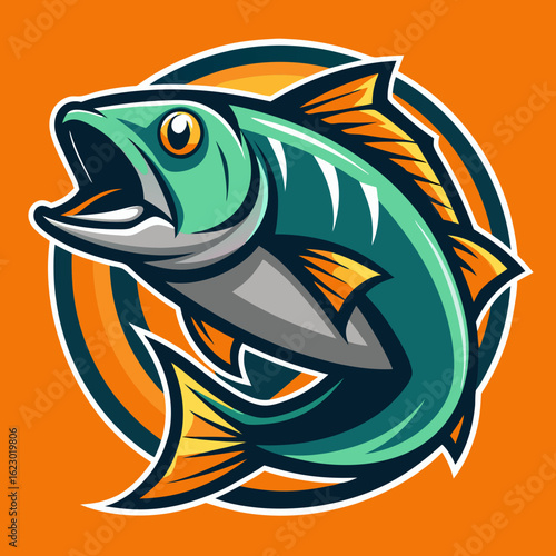 Bait Lure Fish Hook Fishing Angler logo design inspiration