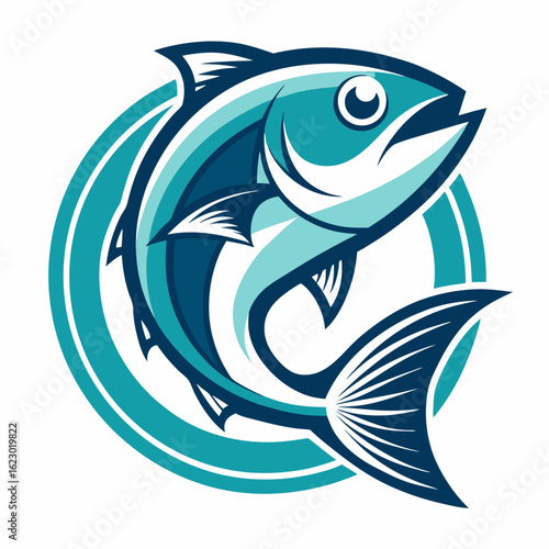 Bait Lure Fish Hook Fishing Angler logo design inspiration