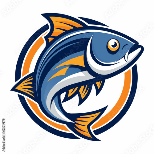 Bait Lure Fish Hook Fishing Angler logo design inspiration