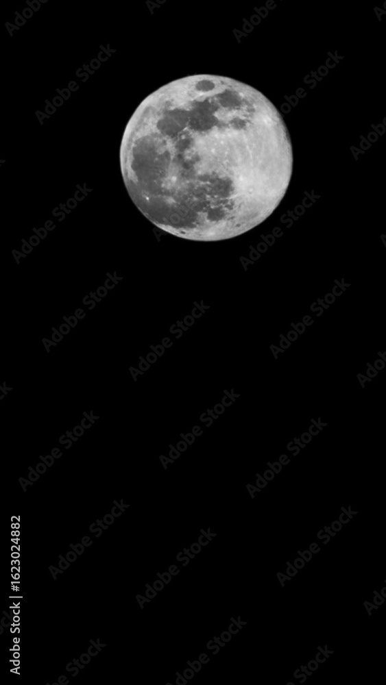 Obraz premium Full Moon at night