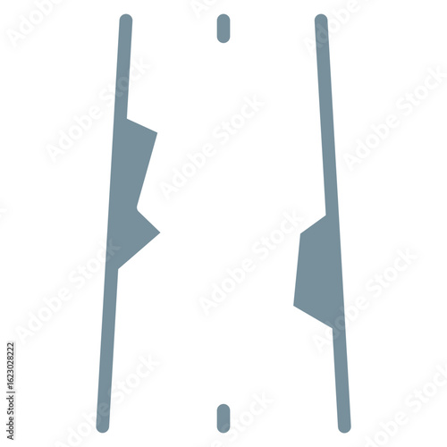 Road Crack Vector Icons