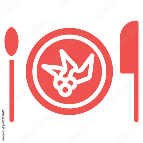 Christmas Feast Vector Icons