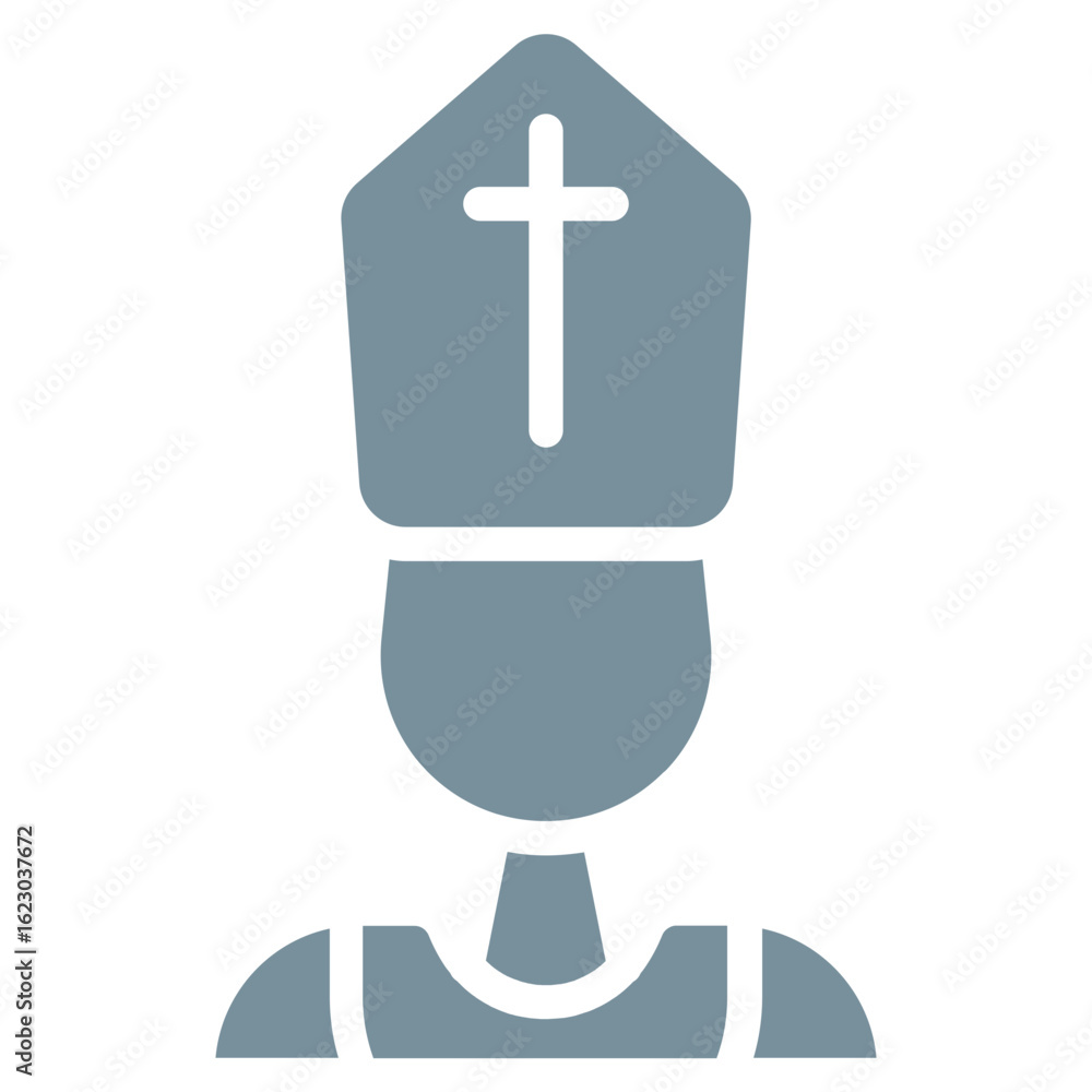 Obraz premium Pope Vector Icons
