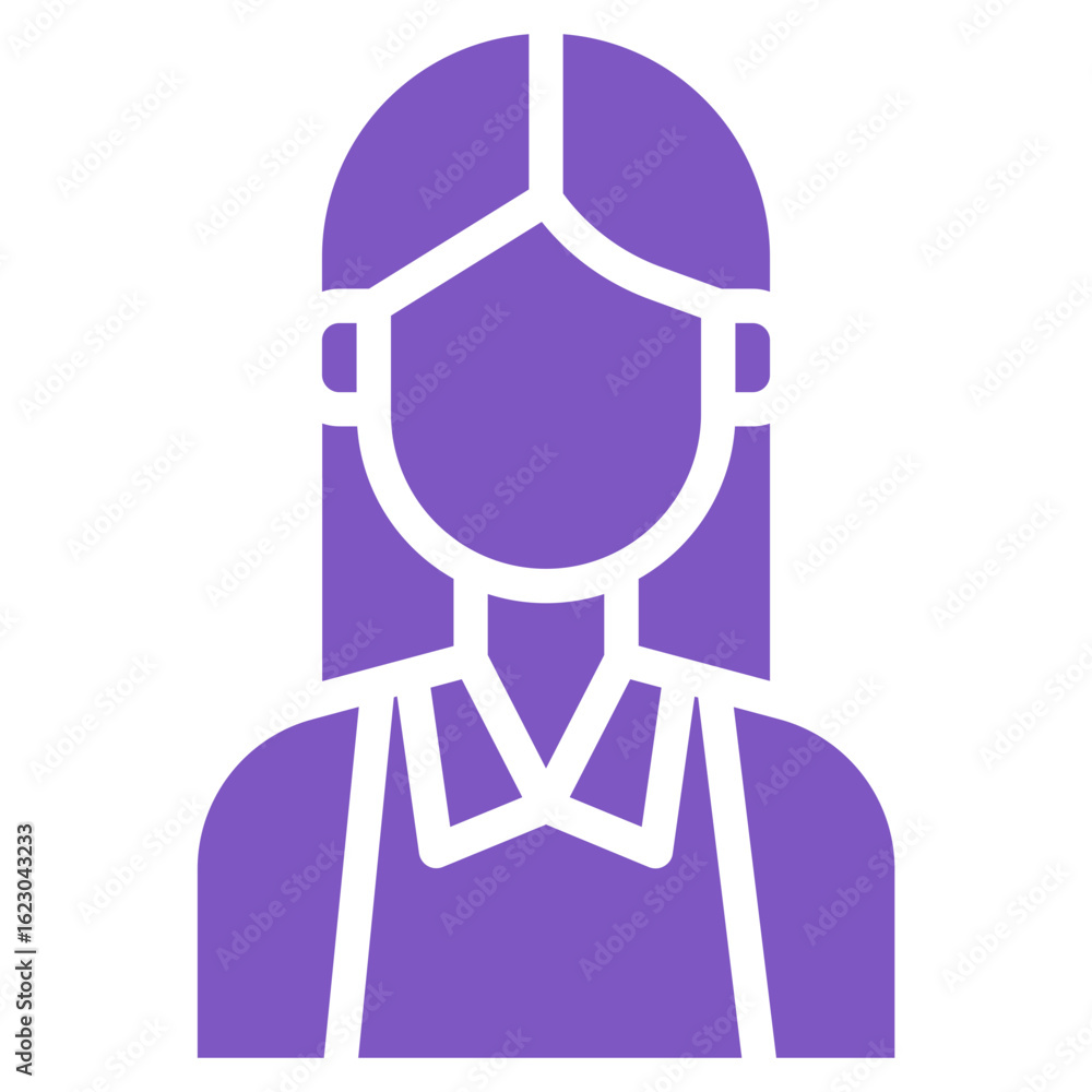 Fototapeta premium Shop Assistant Vector Icons