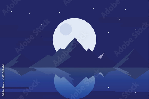 moon and stars
