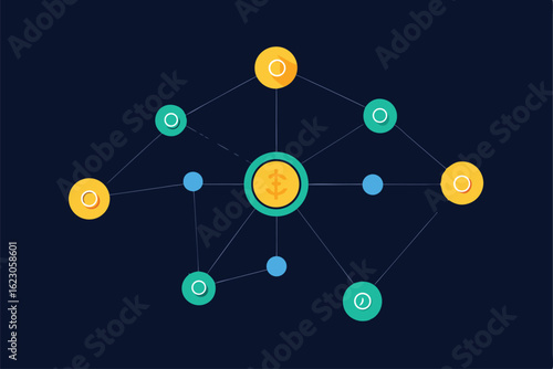 social network background