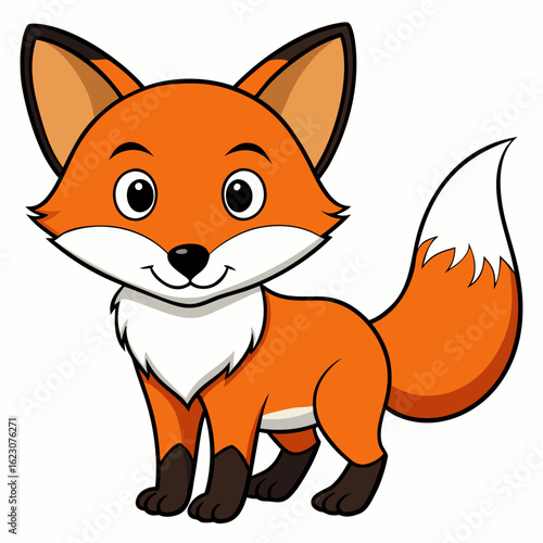 red fox cartoon