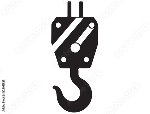 CRANE HOOK SILHOUETTE