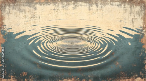 Wallpaper Mural Abstract Water Ripples Circular Pattern Grunge Texture Background Torontodigital.ca