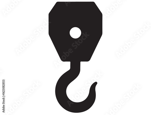 CRANE HOOK SILHOUETTE